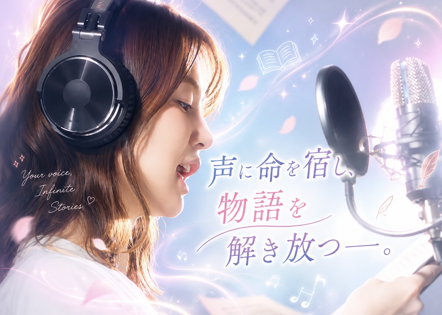 声に命を宿し、物語を解き放つ――。高校生から一歩リードする「声優コース」での確かな挑戦