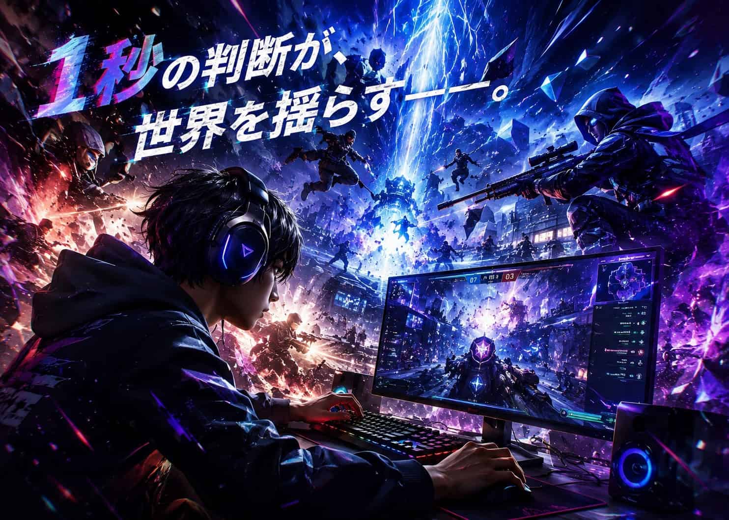 1秒の判断が、世界を揺らす――。高校生から一歩リードする「eスポーツコース」での確かな挑戦