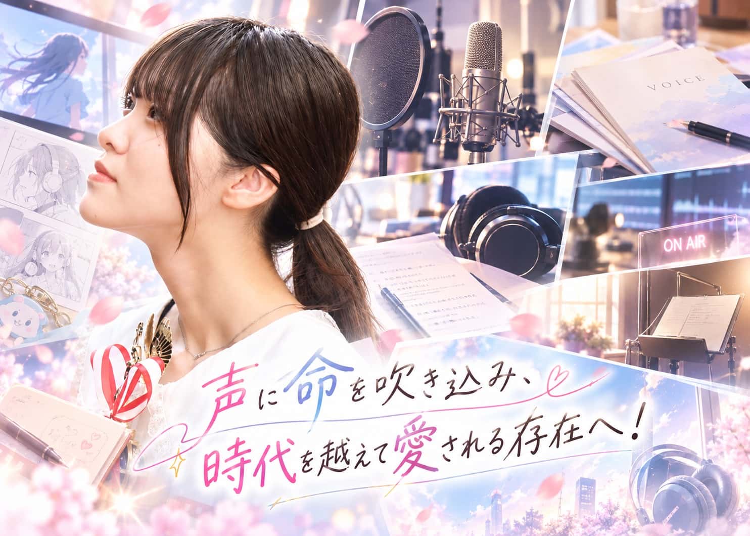 声に命を吹き込み、時代を越えて愛される存在へ！「声優コース」で未来の表現者を目指す在校生・Sさんの挑戦